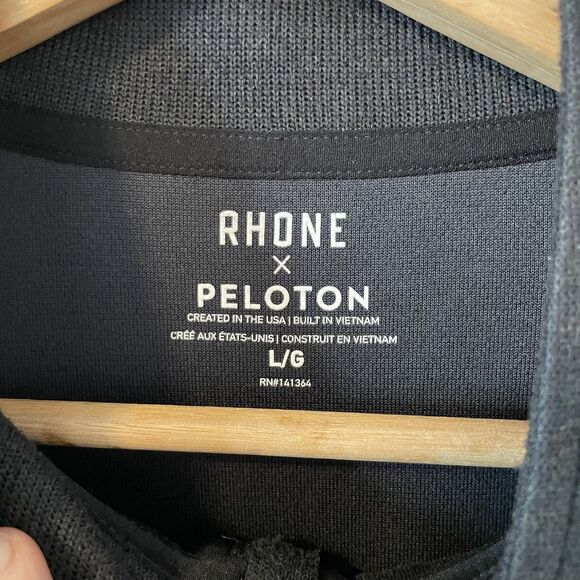 Rhone X Peloton Quarter Zip Athletic Sweater Men’s Sz L - Picture 3 of 6